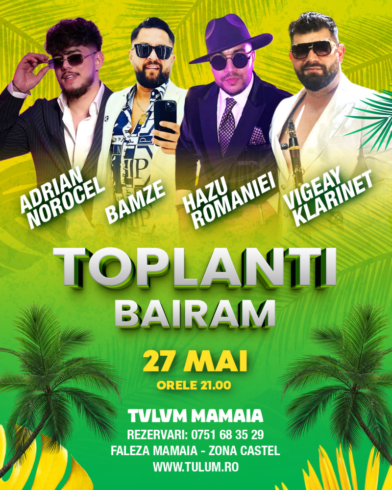 TOPLANTI BAIRAM @ Tulum Mamaia - Adrian Norocel & Hazu Romaniei